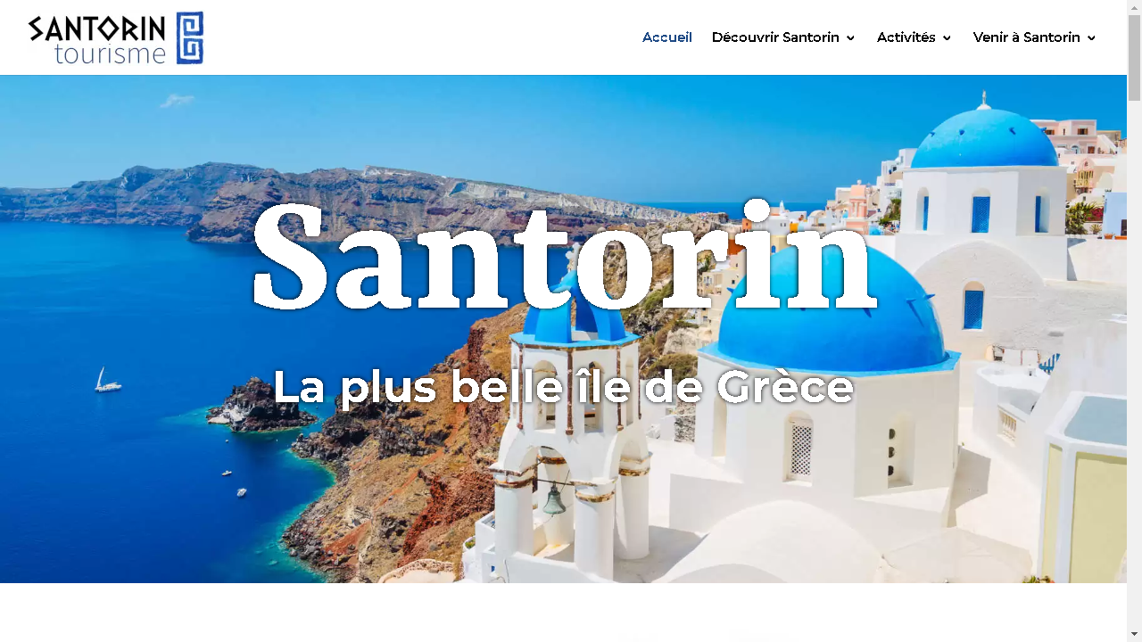 Capture d'écran de https://santorintourisme.com/